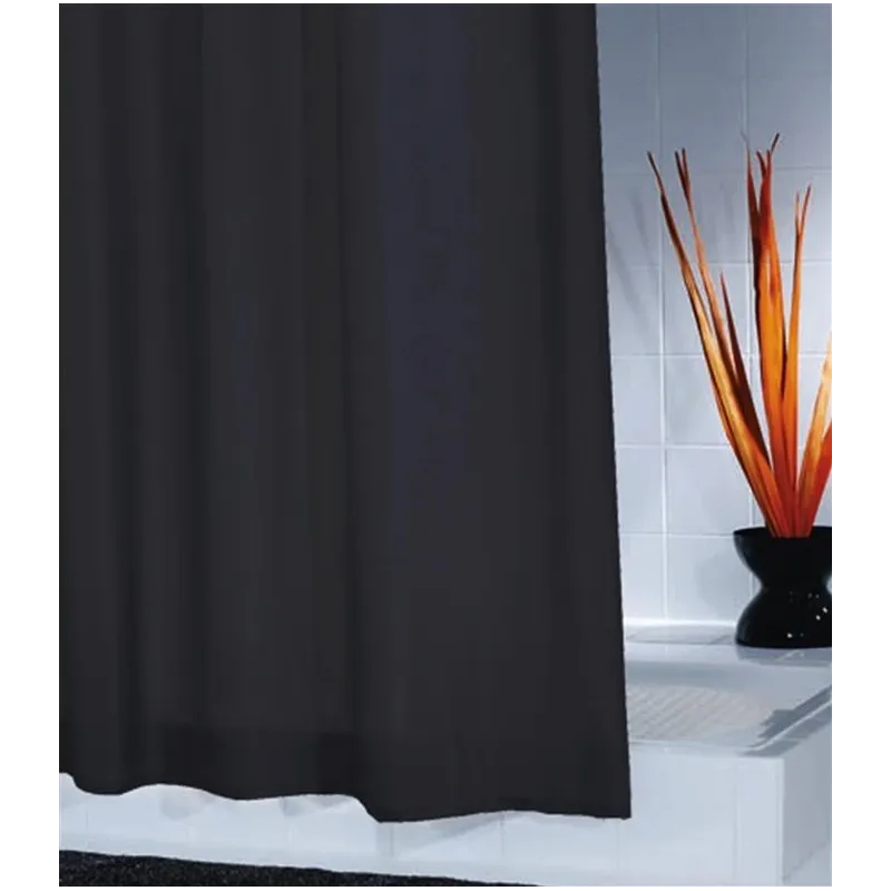 Dušas aizkars Ridder 45300, melna krās., 180 cm x 200 cm