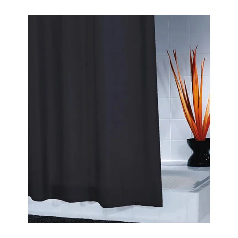 Dušo užuolaida Ridder 45300, juoda sp., 180 cm x 200 cm