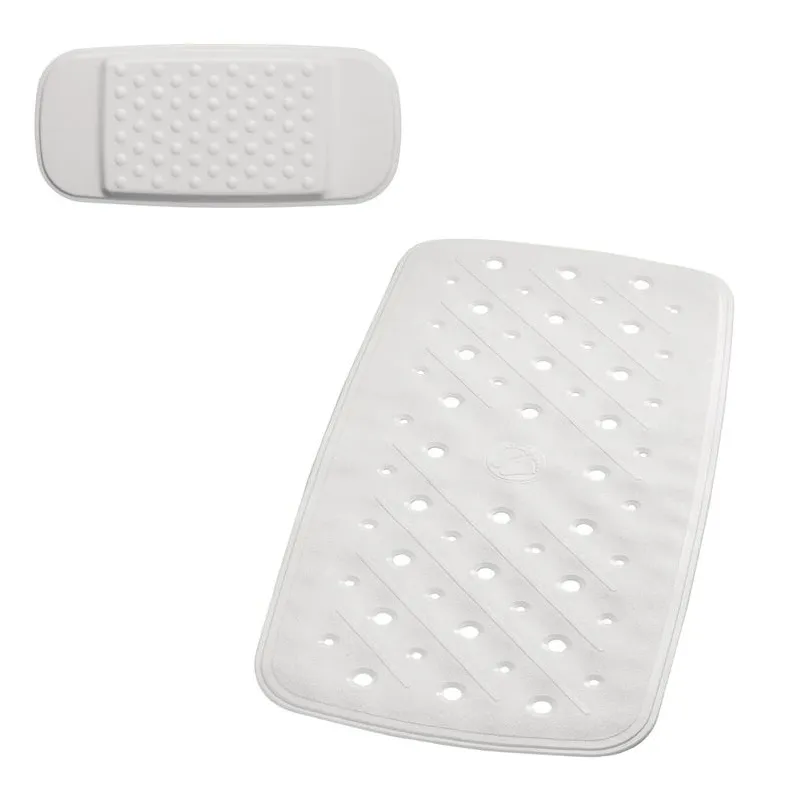 Vannas istabas paklājs Ridder Promo 167501, balta, 710 mm x 360 mm