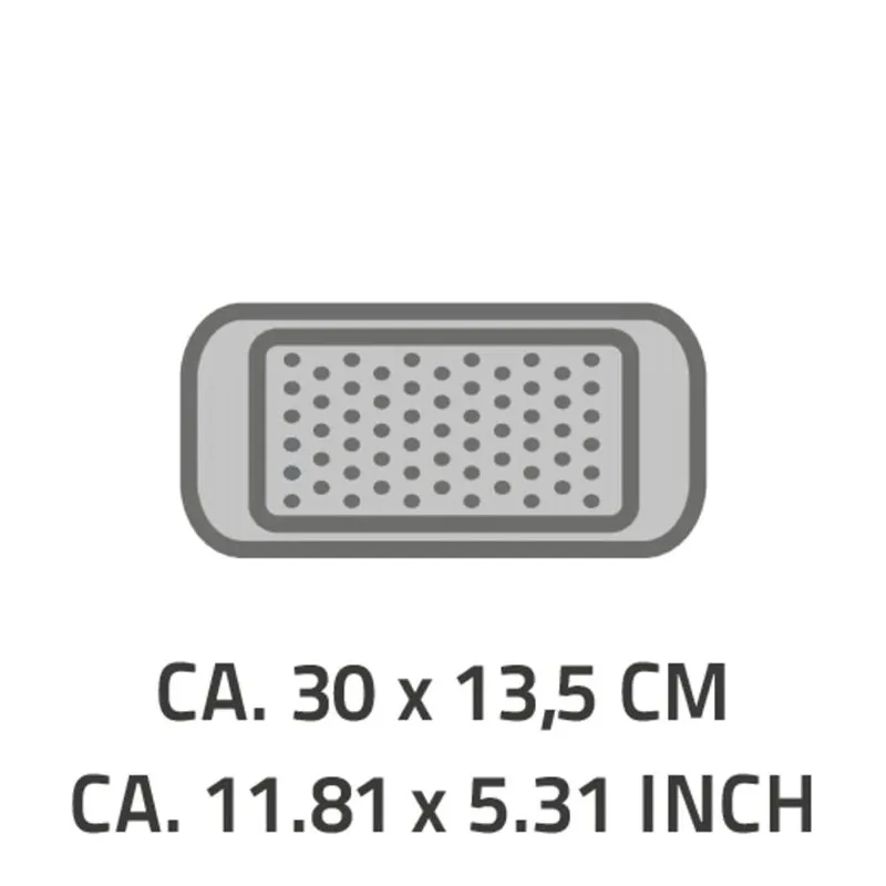 Vonios grindų kilimėlių komplektas Ridder Promo 167501, baltas, 710 mm x 360 mm