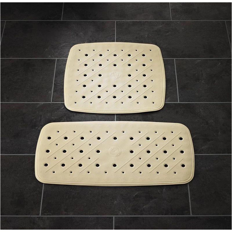 Paklājs dušas bez pvc 51x51cm smilts