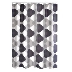 Shower curtain 3004307 triangle grey