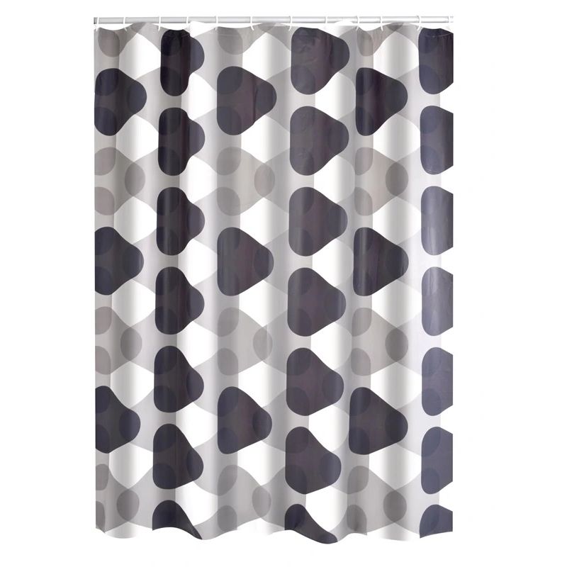 Vannas aizkari 180x200 3004307 pelēki