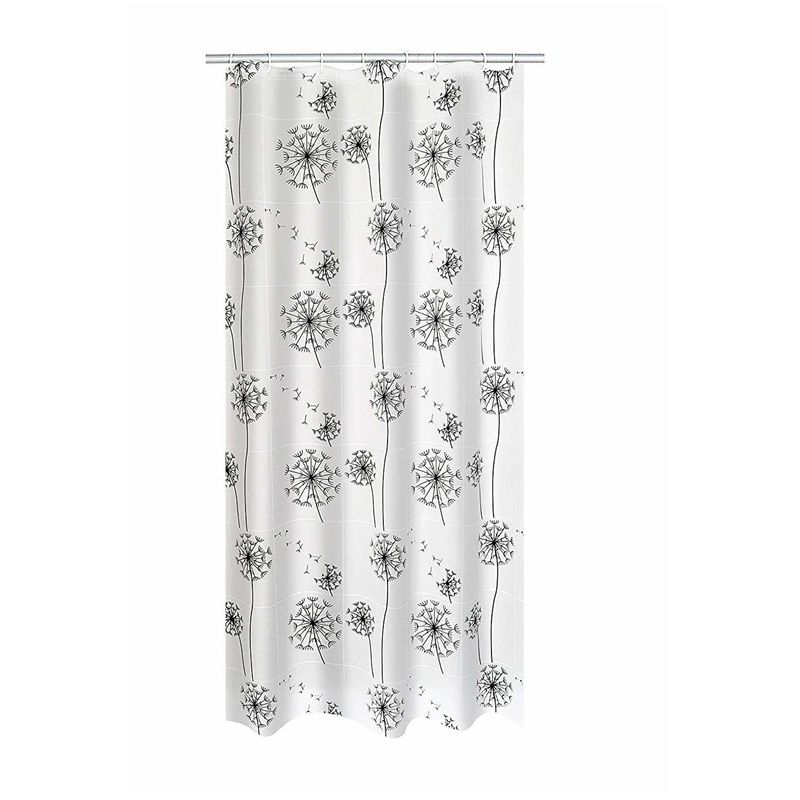 Aizkars vannas moonflower 180x200cm balt ,ridder,