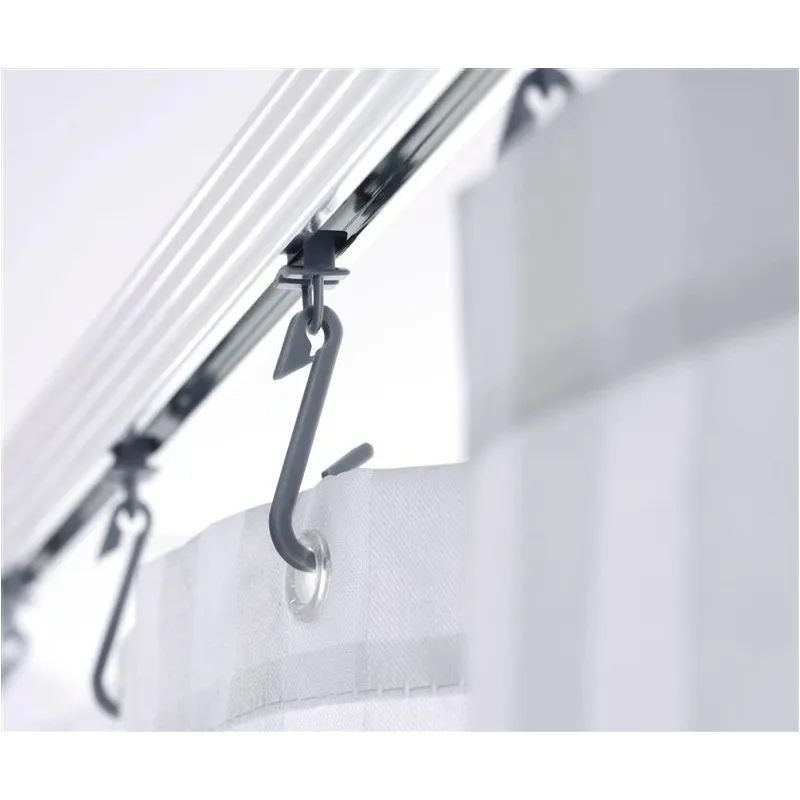 Corner slide rail hall approx 90x90cm