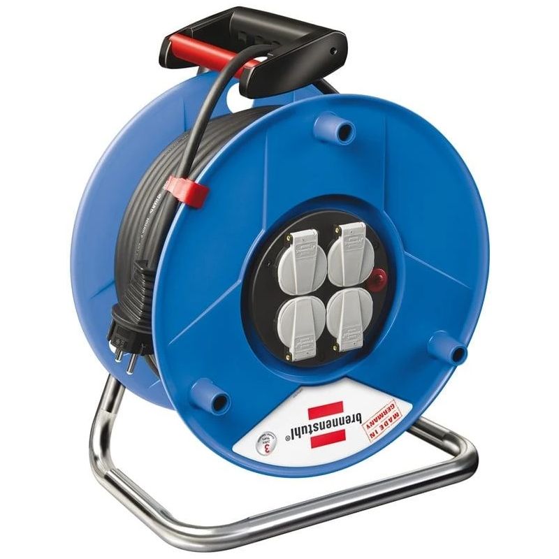 Pagarinātājs ar spoli BRENNENSTUHL GARANT, 4 vietas, 25 m