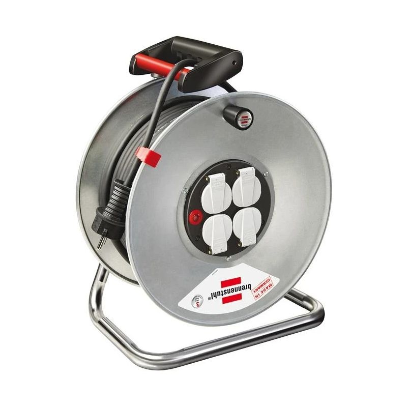 Pagarinātājs ar spoli BRENNENSTUHL, 4 vietas, 50 m