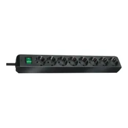 Household extension cord BRENNENSTUHL ECO-LINE. 8 slots. 3 m