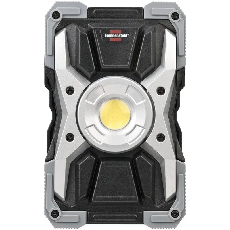 Prožektors bez kustības sensora, pārvietojams Brennenstuhl, 15 W, 1500 lm, 6500 °K, IP65, melna krās.-pelēka krās.