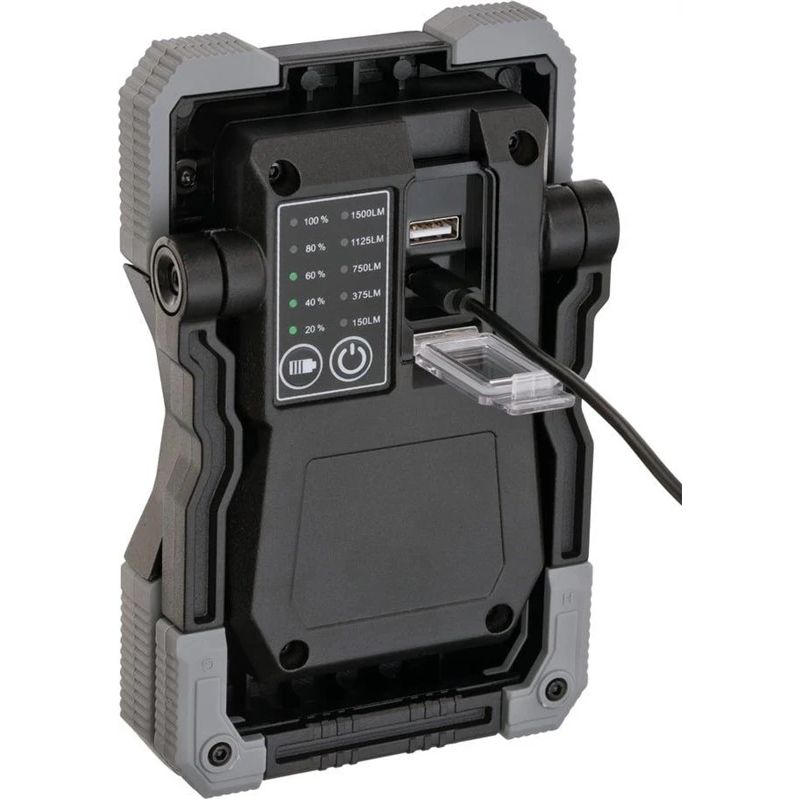 Pārn. prožektors 1500lm 1000ma ip65 usb