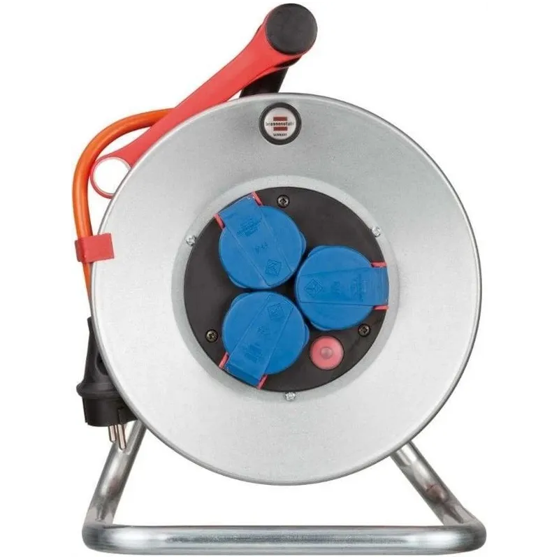 Pagarinātājs ar spoli Brennenstuhl, 3 x 1,5 mm², 25 m, IP44, 3 ligzdas