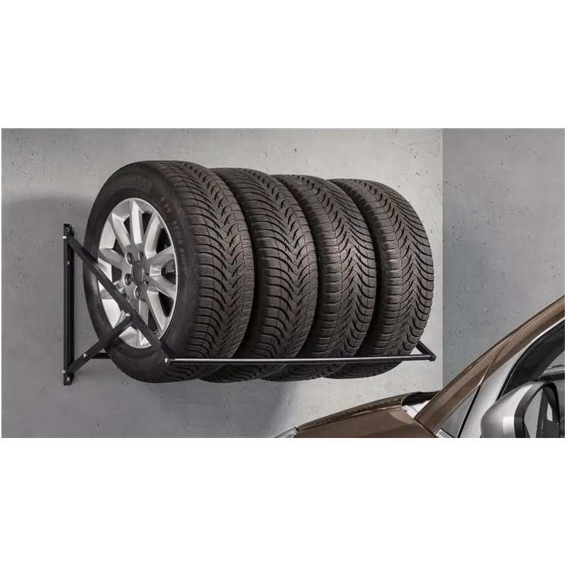 Laikiklis padangoms Dolle Tire Up, 105 x 65 x 50 cm, juodas