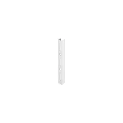 Upright wall single slot 145 mm white