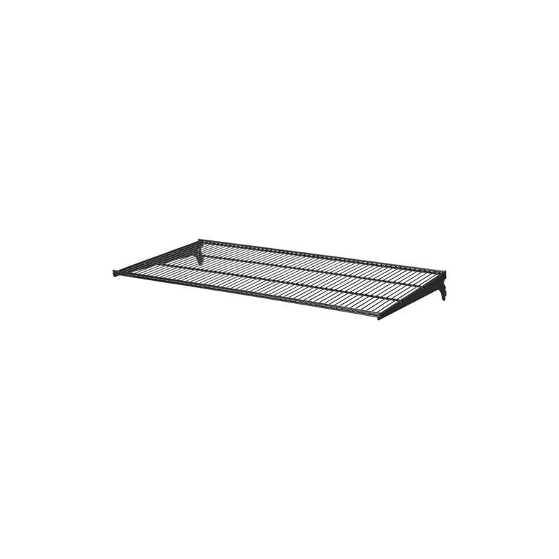 Plaukts ar kronšteiniem Dolle Gridboard Set, 80 cm x 40.6 cm, melna krās.