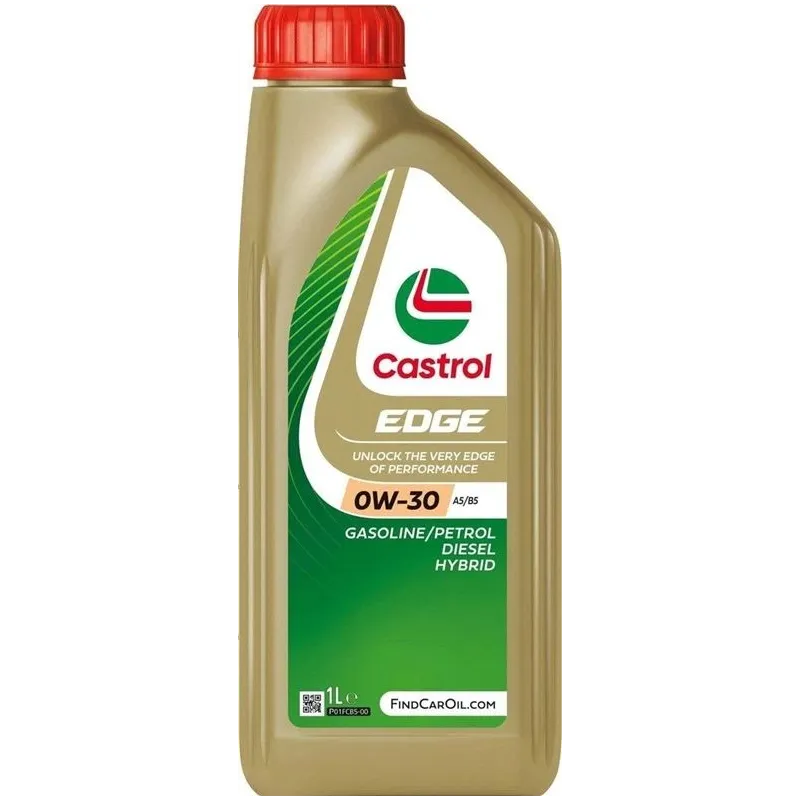 Motoreļļa Castrol Edge Titanium 0W - 30, sintētiskais, 1 l