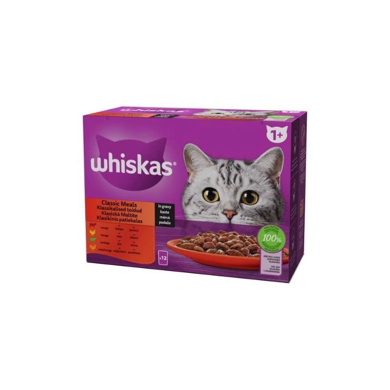 Mitrā kaķu barība Whiskas Meat set. 0.085 kg