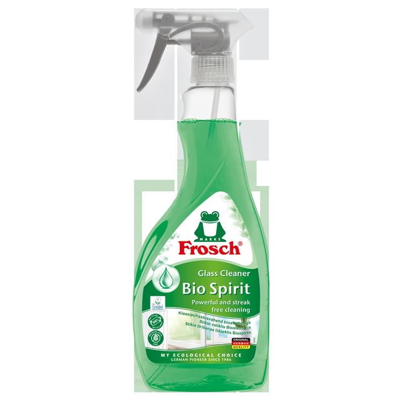 Logu tīrītājs Frosch Bio Spirit, bezalkoholisks, 0.5 l