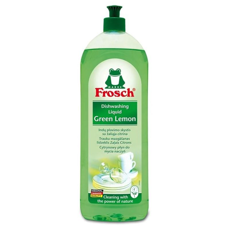 Trauku mazgāšanas līdzeklis Frosch Green Lemon. 1l