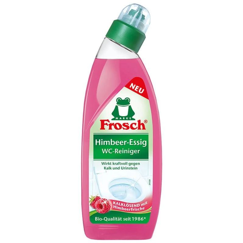 Līdzeklis WC tīrīšanai ar aveņu etiķi FROSCH 750 ml