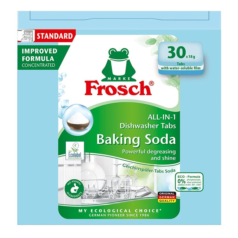 Tabletes trauku mazgājamajai mašīnai Frosch BakingSoda.30gab