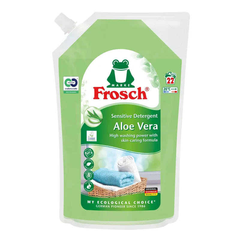 Šķidrs mazgāšanas līdzeklis Frosch Alow Vera Sensitive, 1.5 l