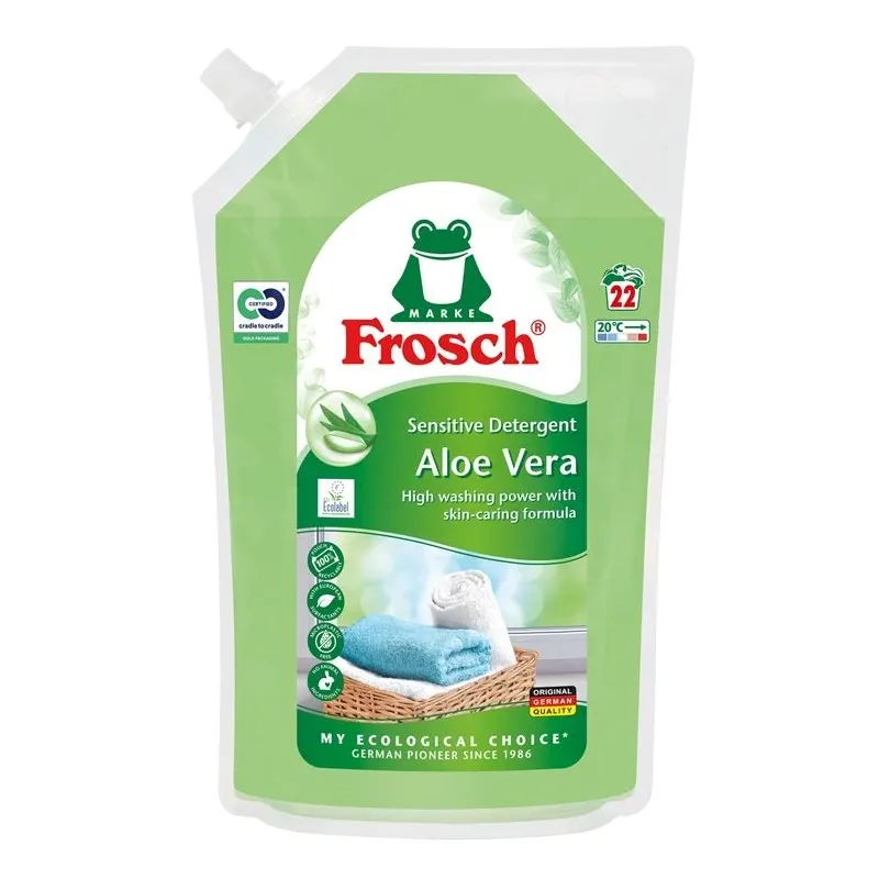 Жидкое средство для стирки Frosch Alow Vera Sensitive, 1.5 л