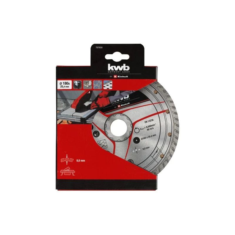 KWB by Einhell Dimata griezējdisks 180mmx25.4mm