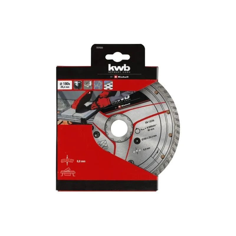 KWB by Einhell Dimata griezējdisks 180mmx25.4mm