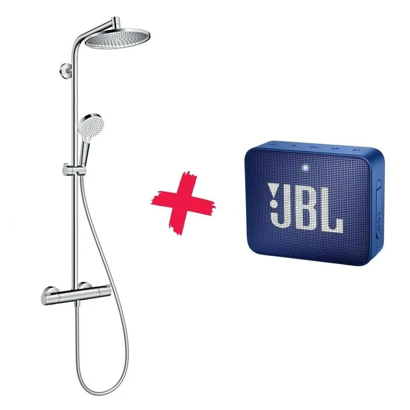 Termostatiskais dušas komplekts Hansgrohe 26781000 + JBL