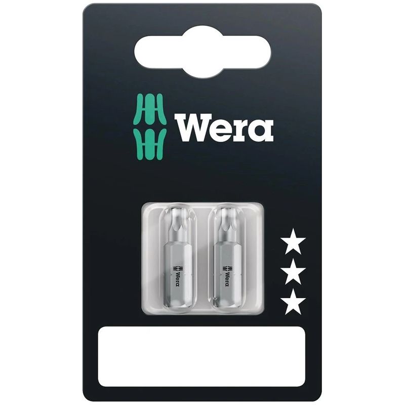 Wera Standart skrūvgrieža uzgaļi 2 gab T25 x 25mm