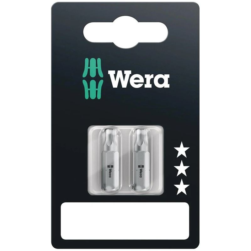 Wera Standart skrūvgrieža uzgaļi 2 gab T30 x 25mm