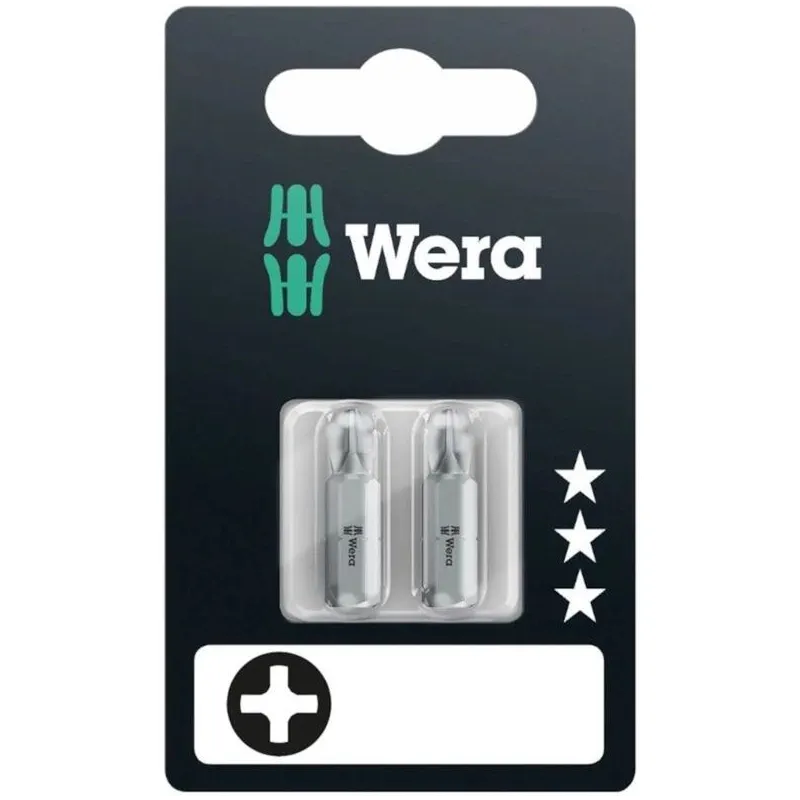 Wera Torsion skrūvgrieža galiņi 2 gab PH1 x 25mm