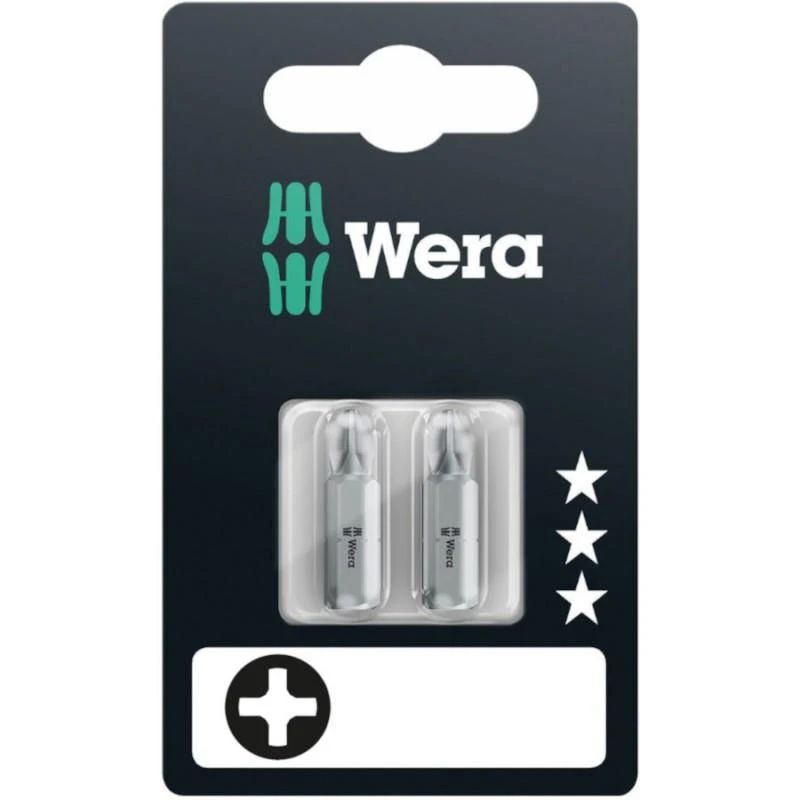 Wera Torsion skrūvgrieža galiņi 2 gab PH2 x 25mm