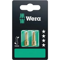 Wera Torsion skrūvgrieža galiņi 2 gab PZ1 x 25mm