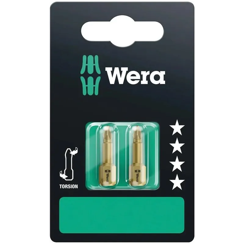 Atsuktuvo antgaliai Wera Torsion 2 vnt PZ1 x 25mm