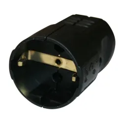 Розетка N&L 17275, черный цв.