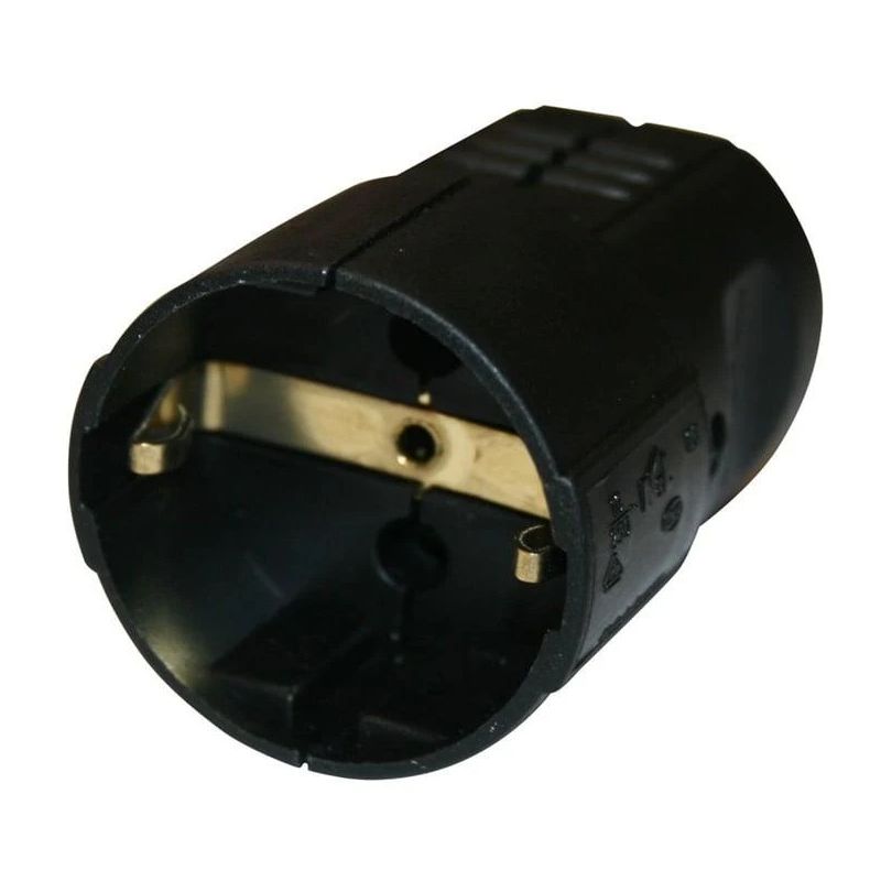 Kontaktligzda 02006 ip20 melna