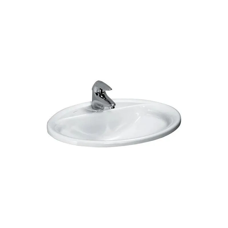 Vannas istabas izlietne Laufen Pro, keramika, 56 cm x 46 cm x 18.5 cm, balta krās.