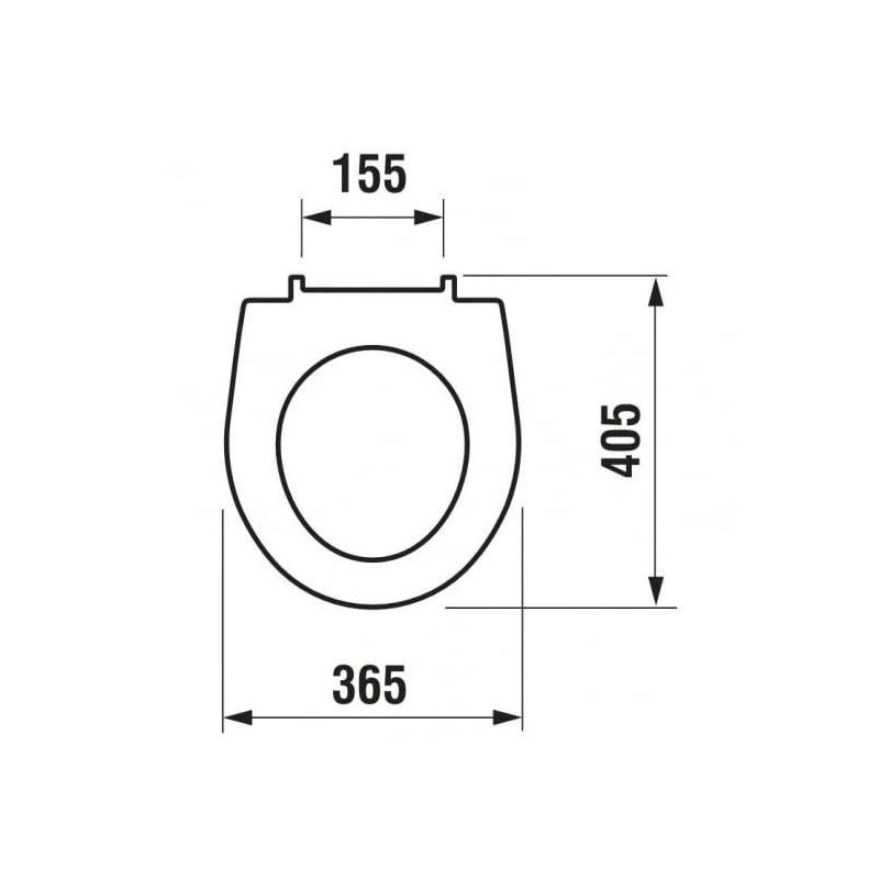 Tualetes poda vāks Jika Lyra Plus. ar lēnās nolaišanas me...