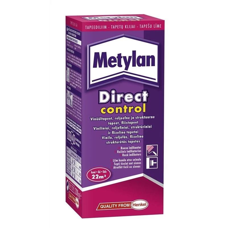 Tapešu līme Metylan Direct Control. 200 g