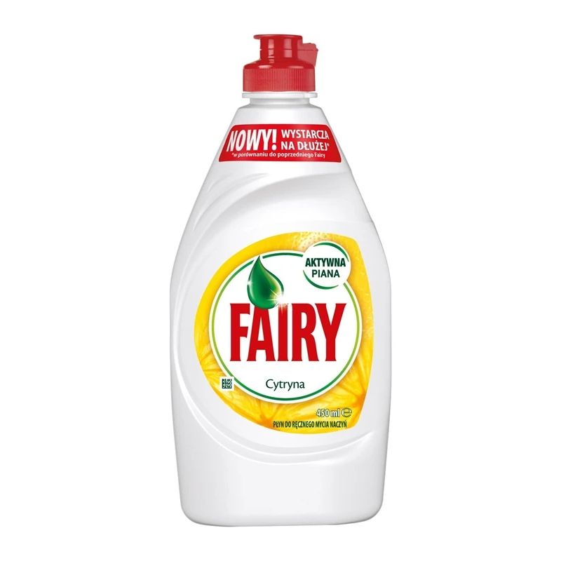 Trauku mazgāšanas līdzeklis FAIRY LEMON, 450 ml