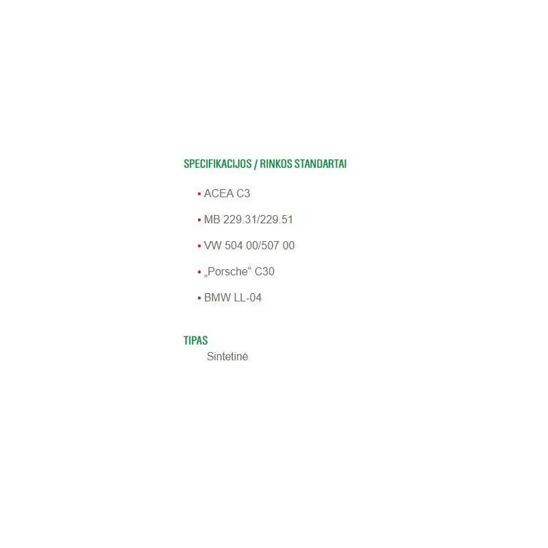 Motoreļļa Castrol Edge Titanium FST LL 5W - 30, sintētiskais, 1 l