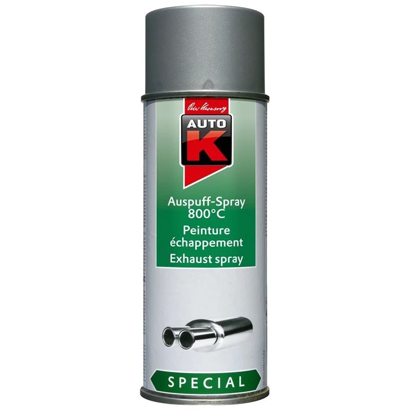 Sudraba karstumizturīga krāsa 400ml ,AUTO K,