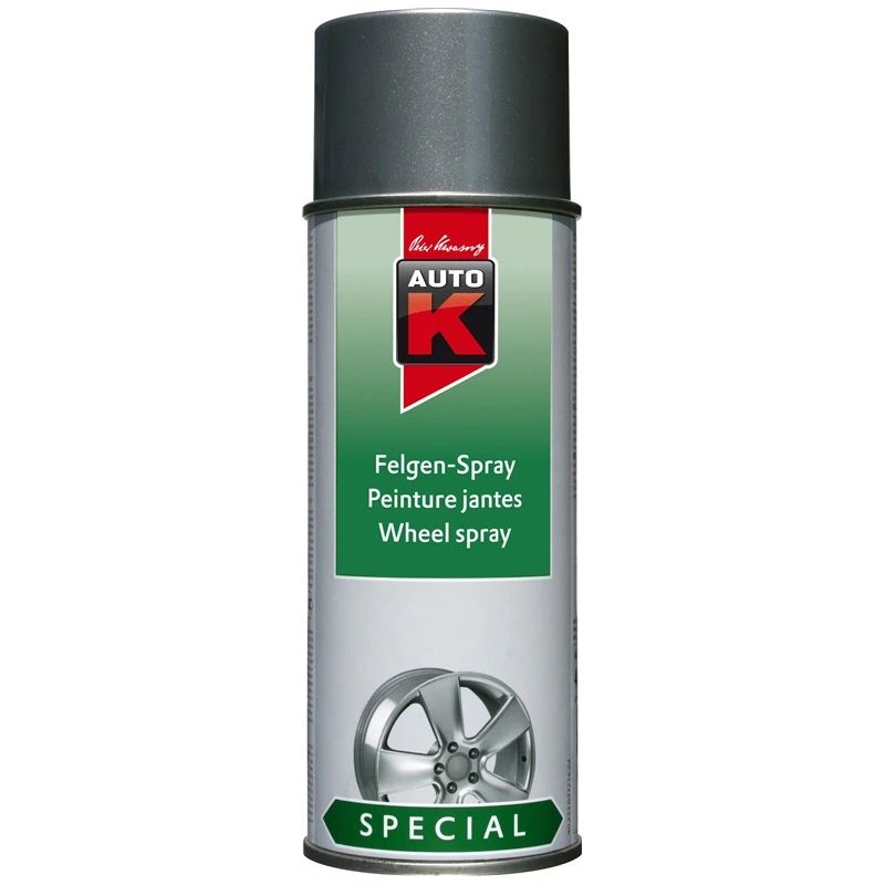 Aerosols Auto-K Special Wheel Spray 1233045. tērauda krāsā