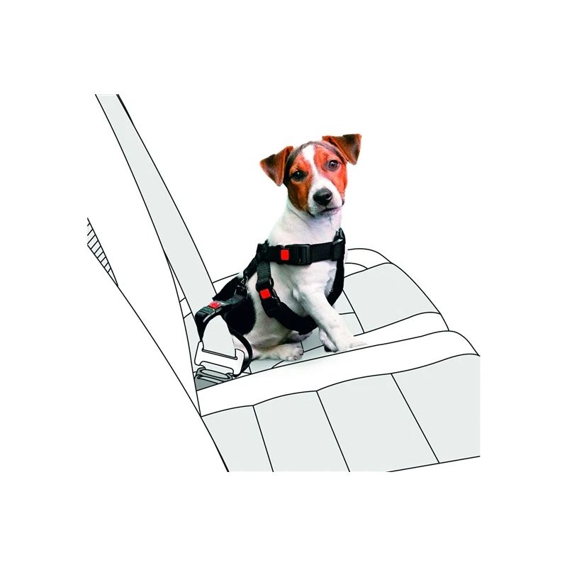 Auto drošības jostas dzīvniekiem Karlie. melna