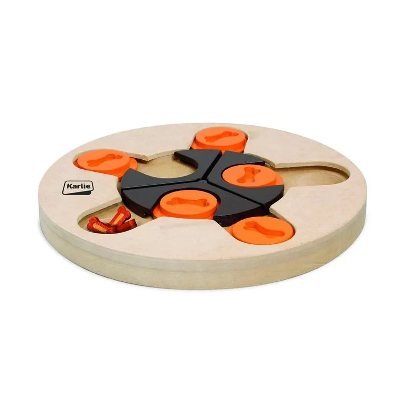 Žaislas šuniui, treniravimui Karlie Flamingo Brain Train, DIA 25 cm, ruda sp.