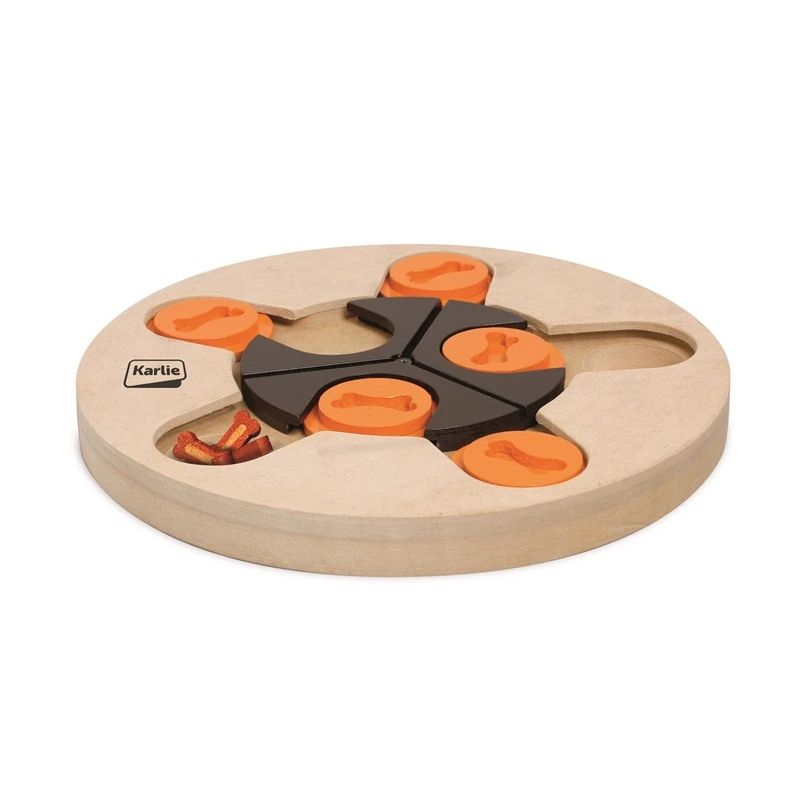 Rotaļlieta sunim Karlie Flamingo BRAIN TRAIN. brūna