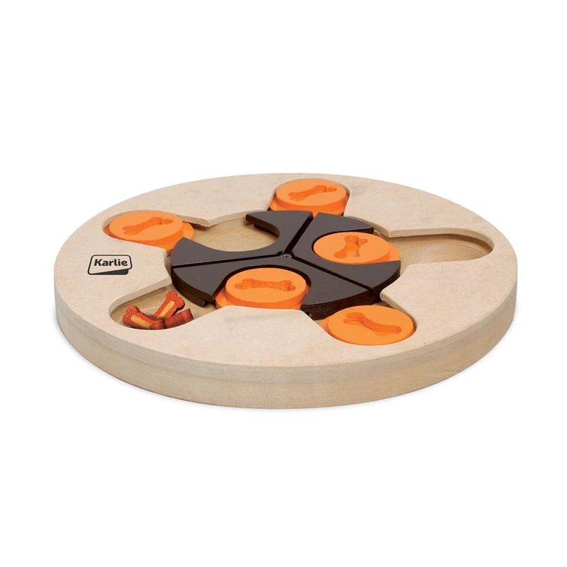 Rotaļlieta sunim Karlie Flamingo BRAIN TRAIN. brūna