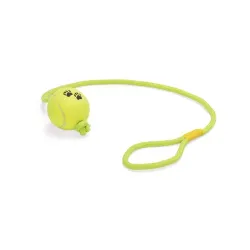 Игрушка для собаки, мячик Karlie Flamingo, 17 см, DIA 6 см, желтый цв.