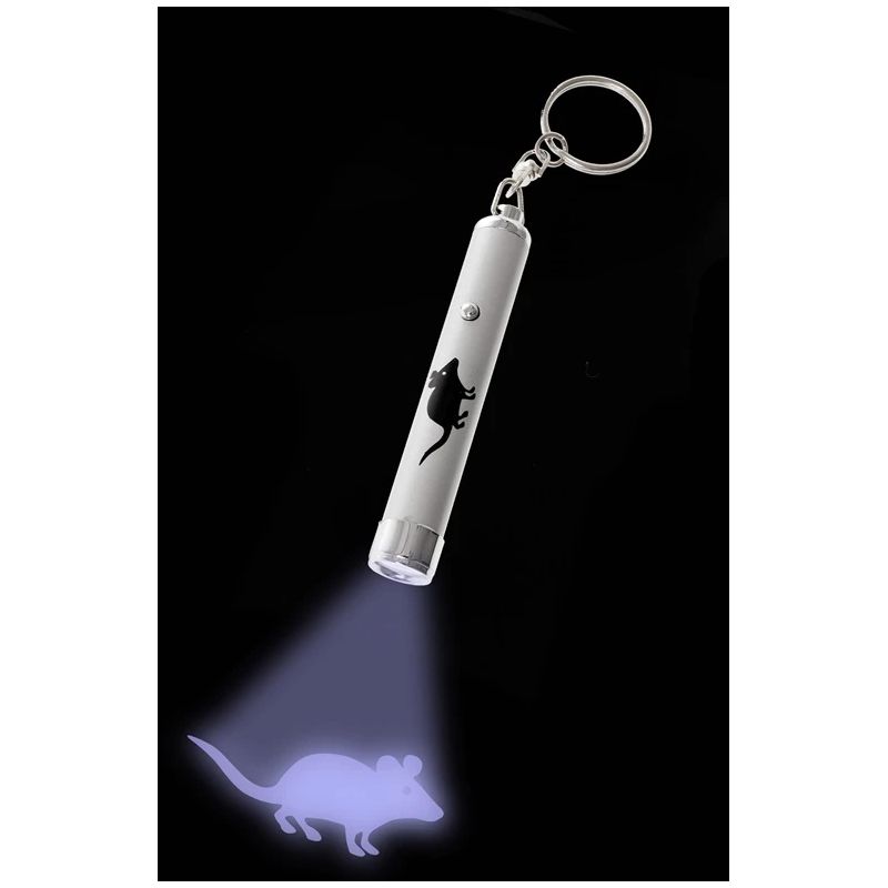 Rotaļlieta kaķim Karlie Flamingo. sudraba